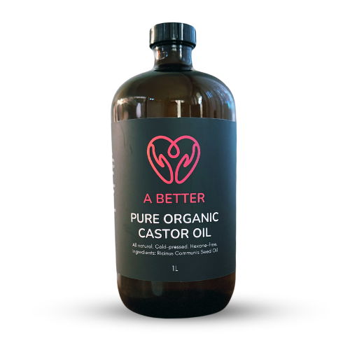 Pure Organic Castor Oil - Amber Glass Bottle-7