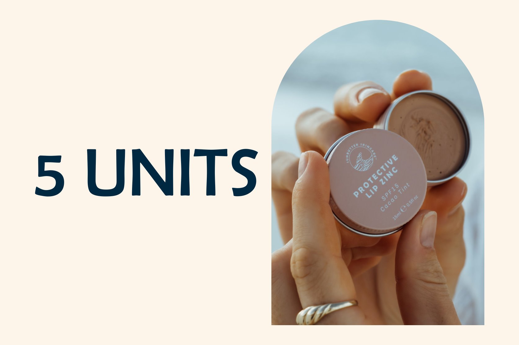 SPF15 Protective Lip Zinc - Cacao Tint-0