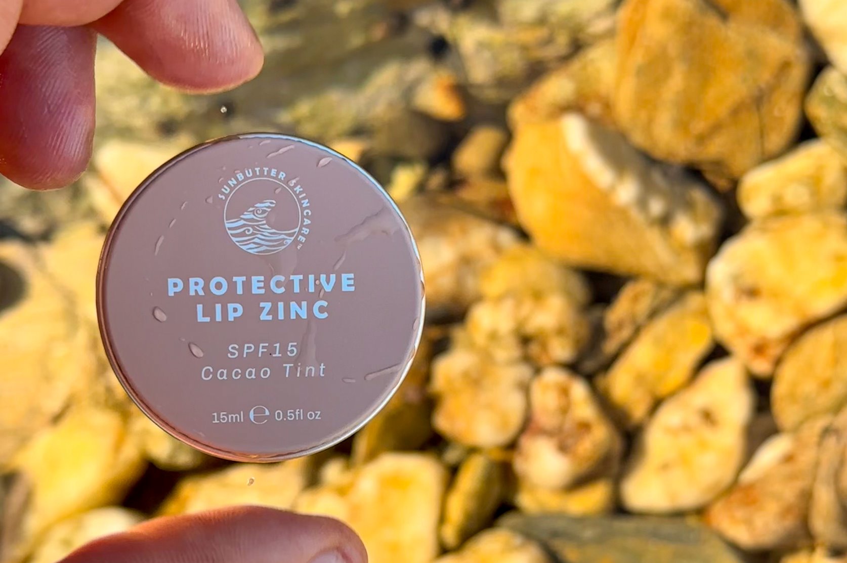 SPF15 Protective Lip Zinc - Cacao Tint-3