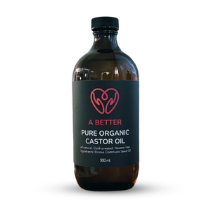 Pure Organic Castor Oil - Amber Glass Bottle-6