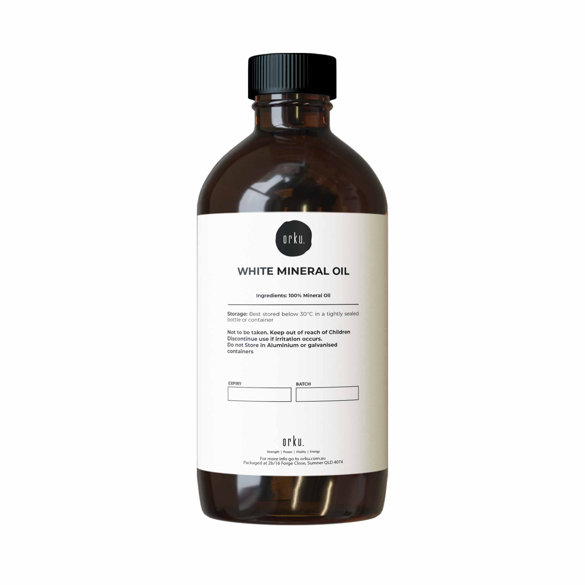 500ml White Mineral Oil - Liquid Paraffin Carrier for Essential Oils Skin Hair-0