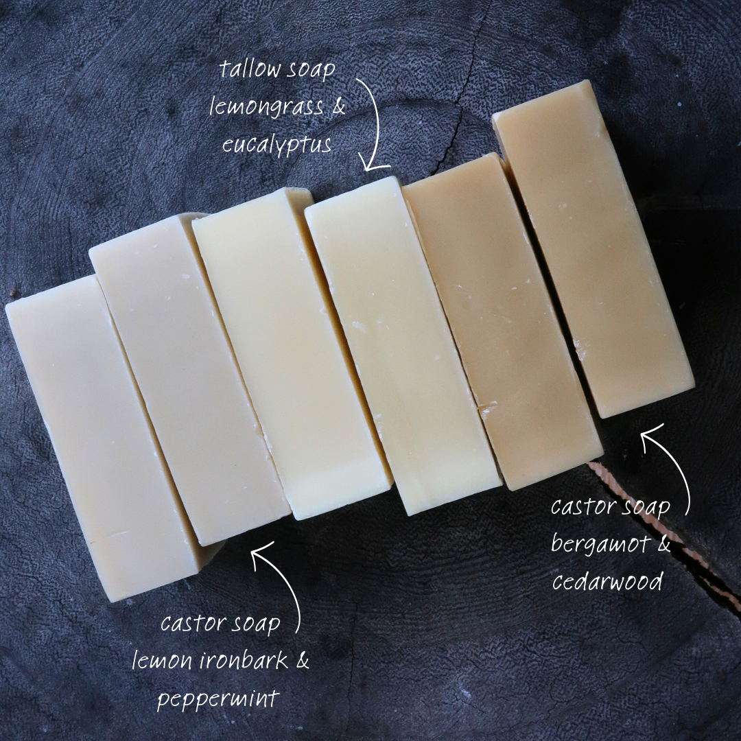 Organic Castor Oil Soap Bar - Bergamot & Cedarwood-1