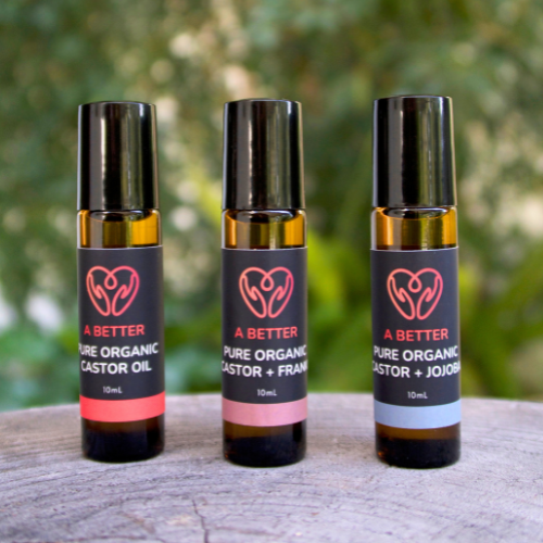 Pure Organic Castor Oil Roll-On Blends 10mL-1