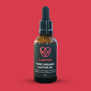 Pure Organic Castor Oil 50 mL - Amber Glass Bottle-0