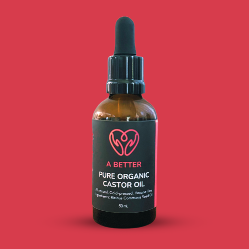 Pure Organic Castor Oil 50 mL - Amber Glass Bottle-0