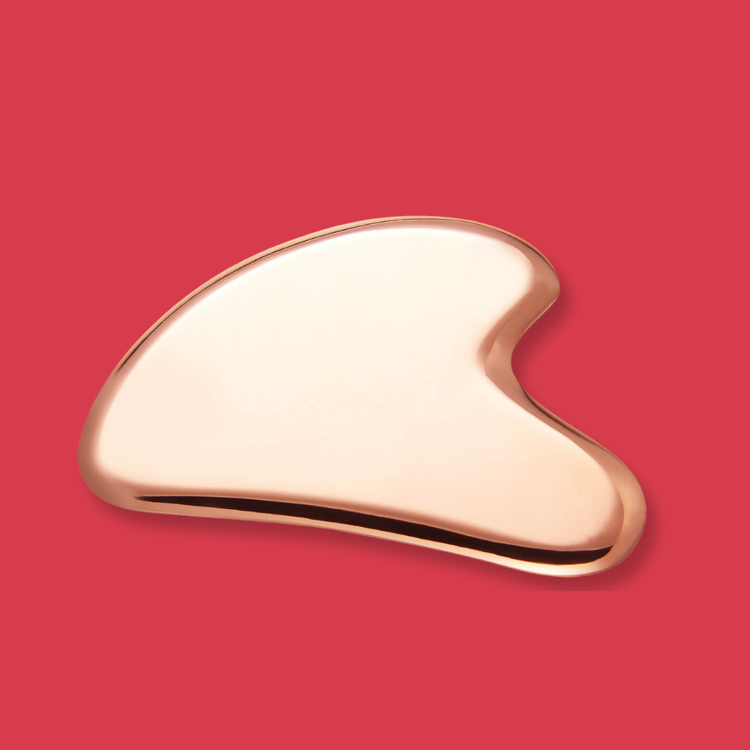 Pure Copper Gua Sha Tool Facial Massager Guasha Board Face Body Natural Massage-1