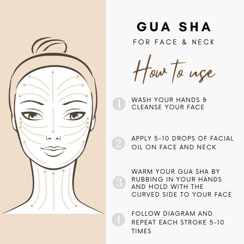 Pure Copper Gua Sha Tool Facial Massager Guasha Board Face Body Natural Massage-3